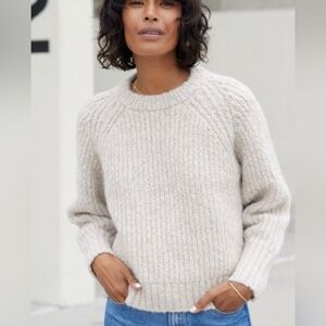 AYR "The Softer Now" Sweater - Size Medium - Oatmeal